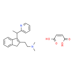 ChemSpider 2D Image | Dimethindene maleate | C24H28N2O4