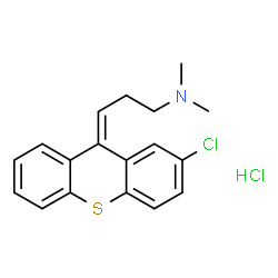 ChemSpider 2D Image | Chlorprothixene hydrochloride (JAN) | C18H19Cl2NS