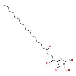 ChemSpider 2D Image | 6-O-Palmitoyl-L-threo-hex-1-enofuranos-3-ulose | C22H38O7