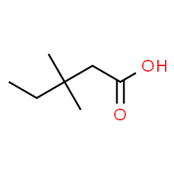 ChemSpider 2D Image | 3,3-Dimethylpentanoic acid | C7H14O2