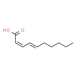ChemSpider 2D Image | 2Z,6E-decadienoic acid | C10H16O2