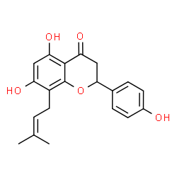 ChemSpider 2D Image | rac 8-Prenylnaringenin | C20H20O5