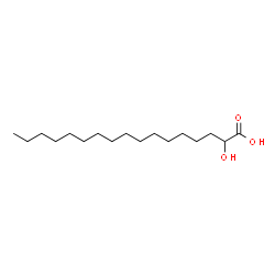 ChemSpider 2D Image | 2-Hydroxyheptadecanoic acid | C17H34O3