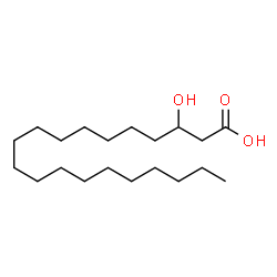 ChemSpider 2D Image | 3-Hydroxyicosanoic acid | C20H40O3