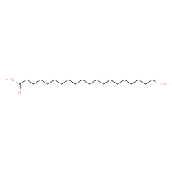 ChemSpider 2D Image | 20-Hydroxyicosanoic acid | C20H40O3