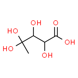 ChemSpider 2D Image | 2,3,4,4-Tetrahydroxypentanoic acid | C5H10O6