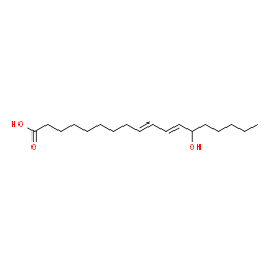 ChemSpider 2D Image | 13-hydroxy-9E,11E-octadecadienoic acid | C18H32O3