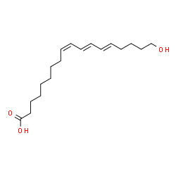 ChemSpider 2D Image | (9Z,11E,13E)-18-Hydroxy-9,11,13-octadecatrienoic acid | C18H30O3