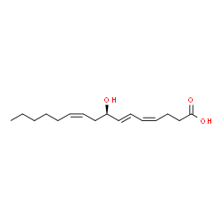 ChemSpider 2D Image | tetranor-12R-HETE | C16H26O3