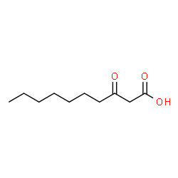 ChemSpider 2D Image | 3-Oxodecanoic acid | C10H18O3