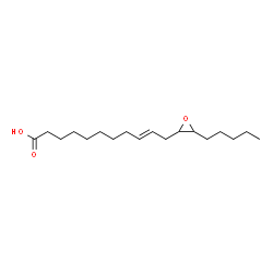 ChemSpider 2D Image | 12,13-epoxy-9-octadecenoic acid | C18H32O3