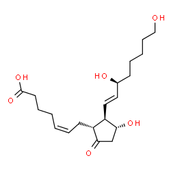 ChemSpider 2D Image | 20-Hydroxy-PGE2 | C20H32O6