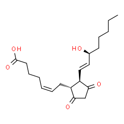 ChemSpider 2D Image | Prostaglandin K2 | C20H30O5