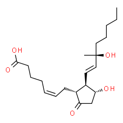 ChemSpider 2D Image | (15S)-15-Methylprostaglandin E2 | C21H34O5