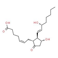 ChemSpider 2D Image | 15(R)-Prostaglandin E2 | C20H32O5