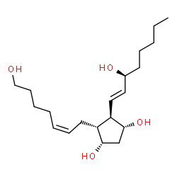 ChemSpider 2D Image | Prostaglandin F2α Alcohol | C20H36O4