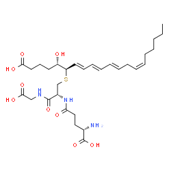 ChemSpider 2D Image | 11-trans-Leukotriene C4 | C30H47N3O9S