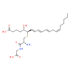 ChemSpider 2D Image | 11-trans Leukotriene D4 | C25H40N2O6S