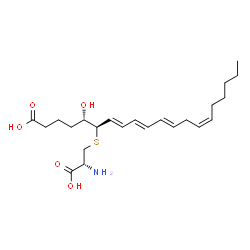 ChemSpider 2D Image | 11-trans-LTE4 | C23H37NO5S
