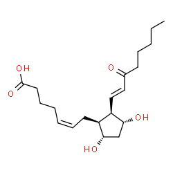 ChemSpider 2D Image | 8-Iso-15-keto PGF2? | C20H32O5