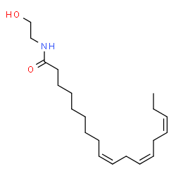 ChemSpider 2D Image | α-Linolenoyl Ethanolamide | C20H35NO2