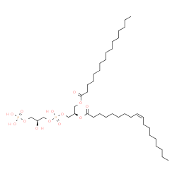 ChemSpider 2D Image | (19R,25S)-22,25,28,28-Tetrahydroxy-22,28-dioxido-16-oxo-17,21,23,27-tetraoxa-22lambda~5~,28lambda~5~-diphosphaoctacosan-19-yl (9Z)-9-octadecenoate | C40H78O13P2