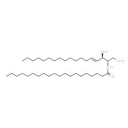 ChemSpider 2D Image | Ceramide (d18:1/20:0) | C38H75NO3