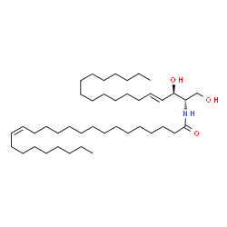 ChemSpider 2D Image | Ceramide (d18:1/24:1(15Z)) | C42H81NO3