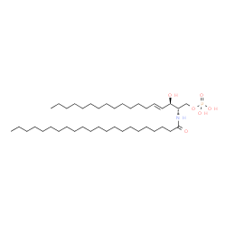 ChemSpider 2D Image | N-docosanoylsphingosine-1-phosphate | C40H80NO6P
