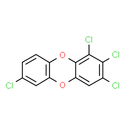 ChemSpider 2D Image | 1,2,3,7-Tetrachlorooxanthrene | C12H4Cl4O2