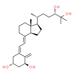 ChemSpider 2D Image | (24S)-1alpha,24,25-trihydroxyvitamin D3 | C27H44O4