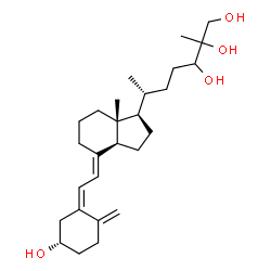 ChemSpider 2D Image | (3S,5Z,7E)-9,10-Secocholesta-5,7,10-triene-3,24,25,26-tetrol | C27H44O4
