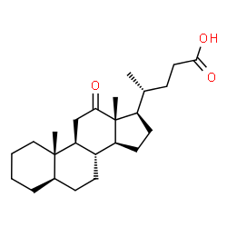 ChemSpider 2D Image | (5alpha)-12-Oxocholan-24-oic acid | C24H38O3