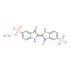 ChemSpider 2D Image | Indigo carmine | C16H8N2Na2O8S2