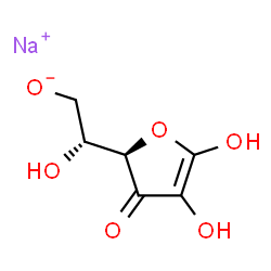 ChemSpider 2D Image | Sodium erythorbate | C6H7NaO6