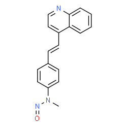 ChemSpider 2D Image | 4-(4-N-Methyl-N-nitrosaminostyryl)quinoline | C18H15N3O