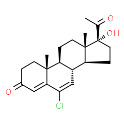 ChemSpider 2D Image | Chlormadinone | C21H27ClO3