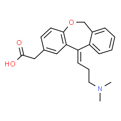 ChemSpider 2D Image | (E)-Olopatadine | C21H23NO3