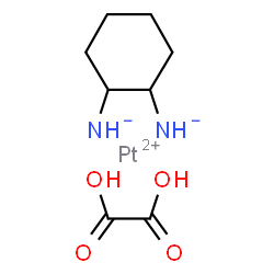 ChemSpider 2D Image | Platinum(2+) 1,2-cyclohexanediyldiazanide - ethanedioic acid (1:1:1) | C8H14N2O4Pt