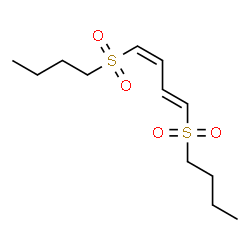 ChemSpider 2D Image | (1Z,3E)-1,4-Bis(butylsulfonyl)-1,3-butadiene | C12H22O4S2