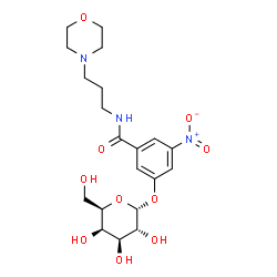 ChemSpider 2D Image | (3-NITRO-5-(3-MORPHOLIN-4-YL-PROPYLAMINOCARBONYL)PHENYL)-GALACTOPYRANOSIDE | C20H29N3O10