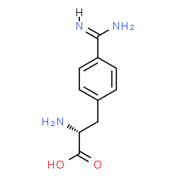 ChemSpider 2D Image | P-AMIDINOPHENYL-3-ALANINE | C10H13N3O2