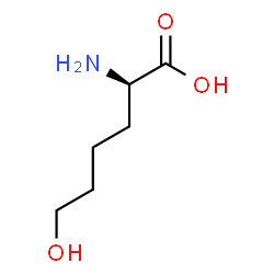 ChemSpider 2D Image | 6-Hydroxy-D-norleucine | C6H13NO3