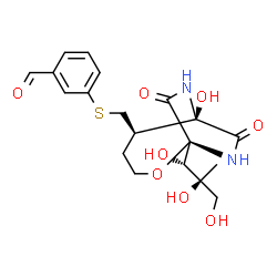 ChemSpider 2D Image | 5A-(3-FORMYLPHENYLSULFANYL)-DIHYDROBICYCLOMYCIN | C19H24N2O8S