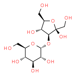 ChemSpider 2D Image | 3-O-alpha-D-Glucopyranosyl-beta-D-fructofuranose | C12H22O11