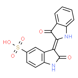 ChemSpider 2D Image | indirubin-5-sulphonate | C16H10N2O5S
