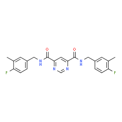 ChemSpider 2D Image | MMP-13 Inhibitor | C22H20F2N4O2