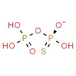 ChemSpider 2D Image | Trihydrogen thiodiphosphate | H3O6P2S