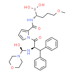 ChemSpider 2D Image | morpholino-diphenylalanine-methoxypropylboronic acid | C30H39BN4O7