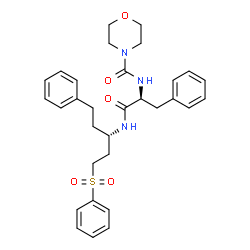 ChemSpider 2D Image | 3-[[N-[MORPHOLIN-N-YL]-CARBONYL]-PHENYLALANINYL-AMINO]-5- PHENYL-PENTANE-1-SULFONYLBENZENE | C31H37N3O5S